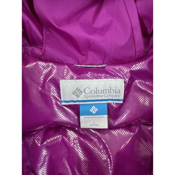 Columbia Youth Pike Lake II Hooded Jacket Magenta Large NWT - Picture 4 of 4